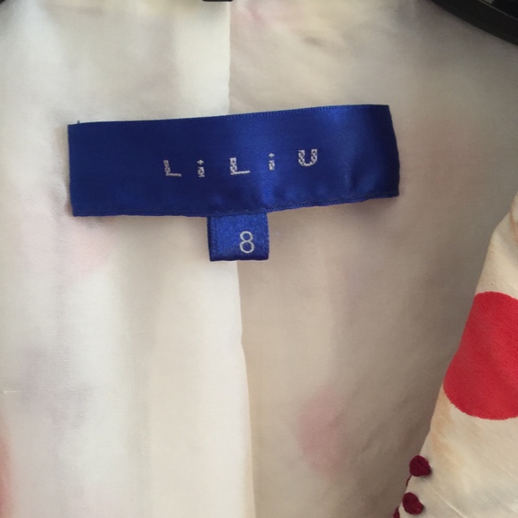 Liliu 100% Silk Jacket Size 8 - Picture 2 of 6